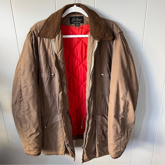 L.L. Bean Other - Vintage 1970s L.L.Bean Hunting Jacket Canvas Corduroy Quilted